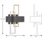 Progress Lighting Adagio Collection Two-Light Wall Sconce P710057-031 - alternate 6